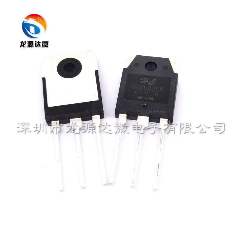 ใหม่ R60U02DB เดิม 60A200V การกู้คืนอย่างรวดเร็วเครื่องเชื่อมไดโอดที่ใช้กันทั่วไปแทน 60FU020