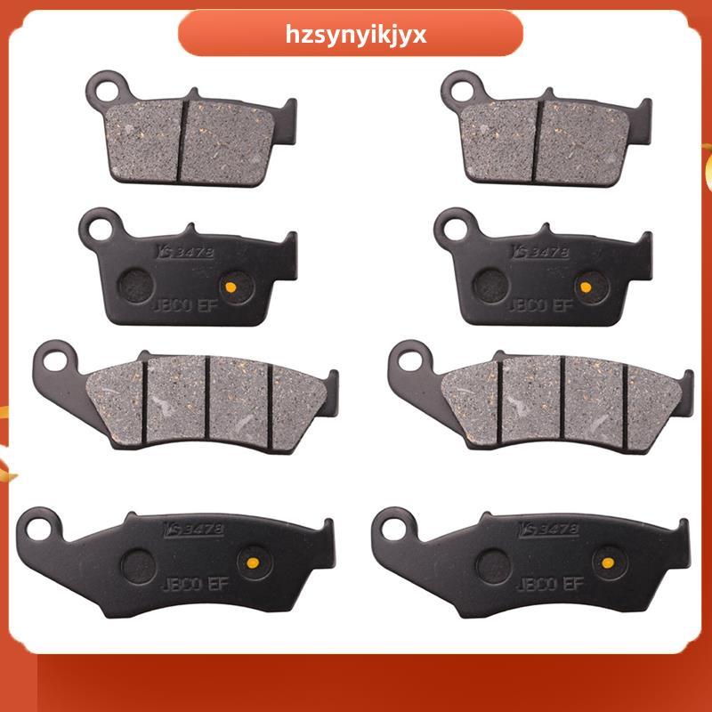 hzsynyikjyx2X รถจักรยานยนต์ด้านหน้าและด้านหลังผ้าเบรคแผ่นดิสก์สําหรับ YZ125 YZ250 YZ450 YZ450F 2003-
