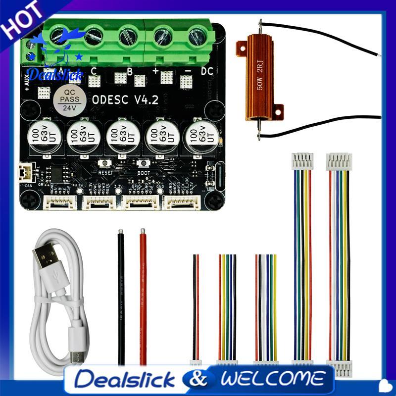 ชิ้นส่วนสายเคเบิลข้อมูล Type-C V4.2 8-24V Single-Drive High-Current High-Brushless Server Motor Cont