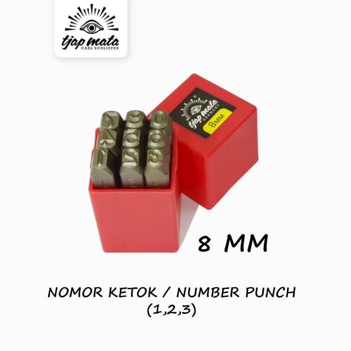 TJAP MATA / CAP MATA Number / Number Punch / Number Punch 8 MM