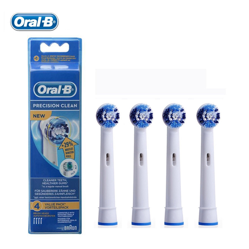 New Product # Oral B EB 20-4 Precision Cleaning Electric Toothbrush Heads Replaceable Brush Heads fo
