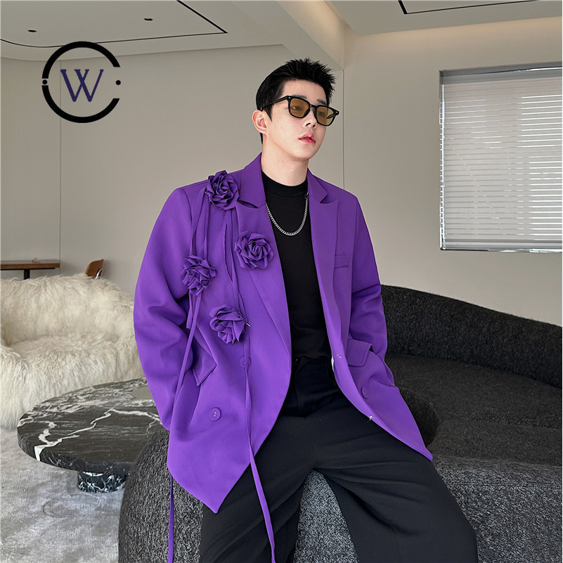 Dark Series 22A5 ชุดลำลองแบบดีไซน์เฉพาะ มีดอกไม้ตกแต่งถอดออกได้ 968PG9145 สำหรับชุดการแสดง