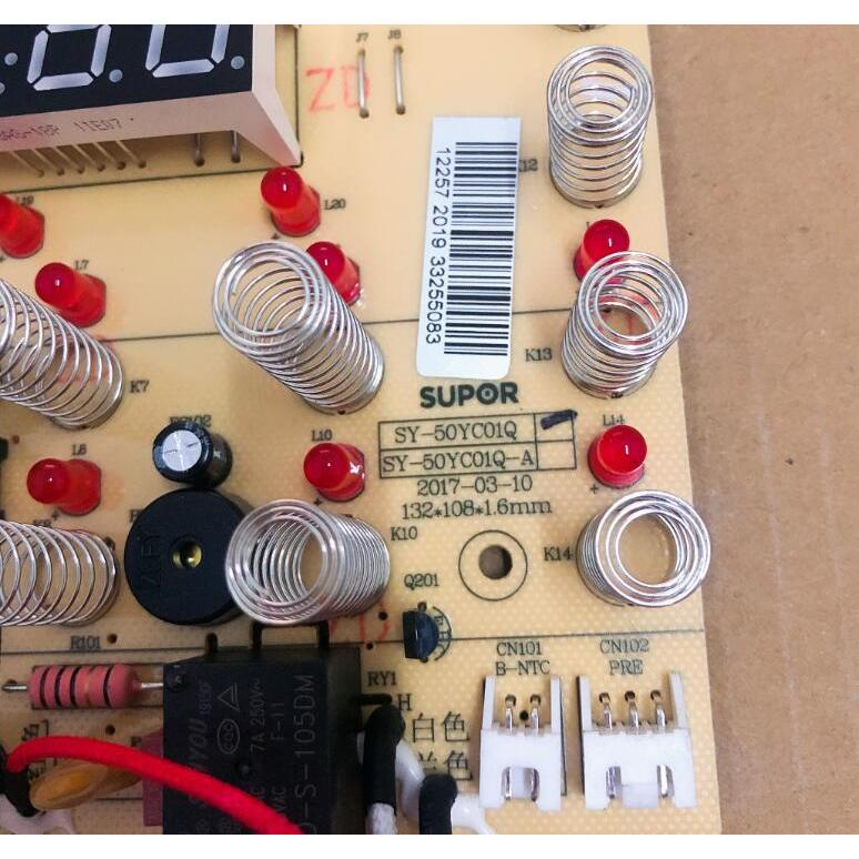 หม้อความดันไฟฟ้า SY-50YC9001Q/50YC01Q/60YC8101Q บอร์ดควบคุมแผงวงจรบอร์ดไฟ