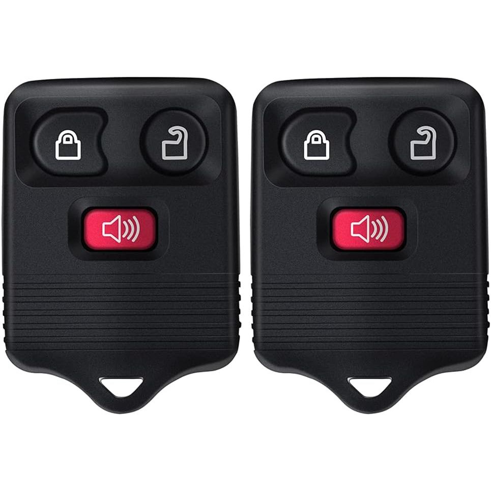 ECCPP สําหรับ f ord f150 Key fob Keyless Entry Remote Key Fob CWTWB1U212 3 ปุ่ม - สีดําสําหรับ Ford 