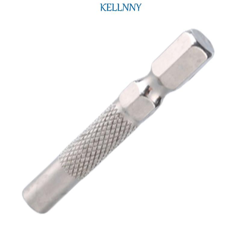 Kellnny Hex Shank 6 35 มม.ใส่อะแดปเตอร์บิตถึง 4 มม.ไขควงซ็อกเก็ตผู้ถือแม่เหล็กไขควงอะแดปเตอร์