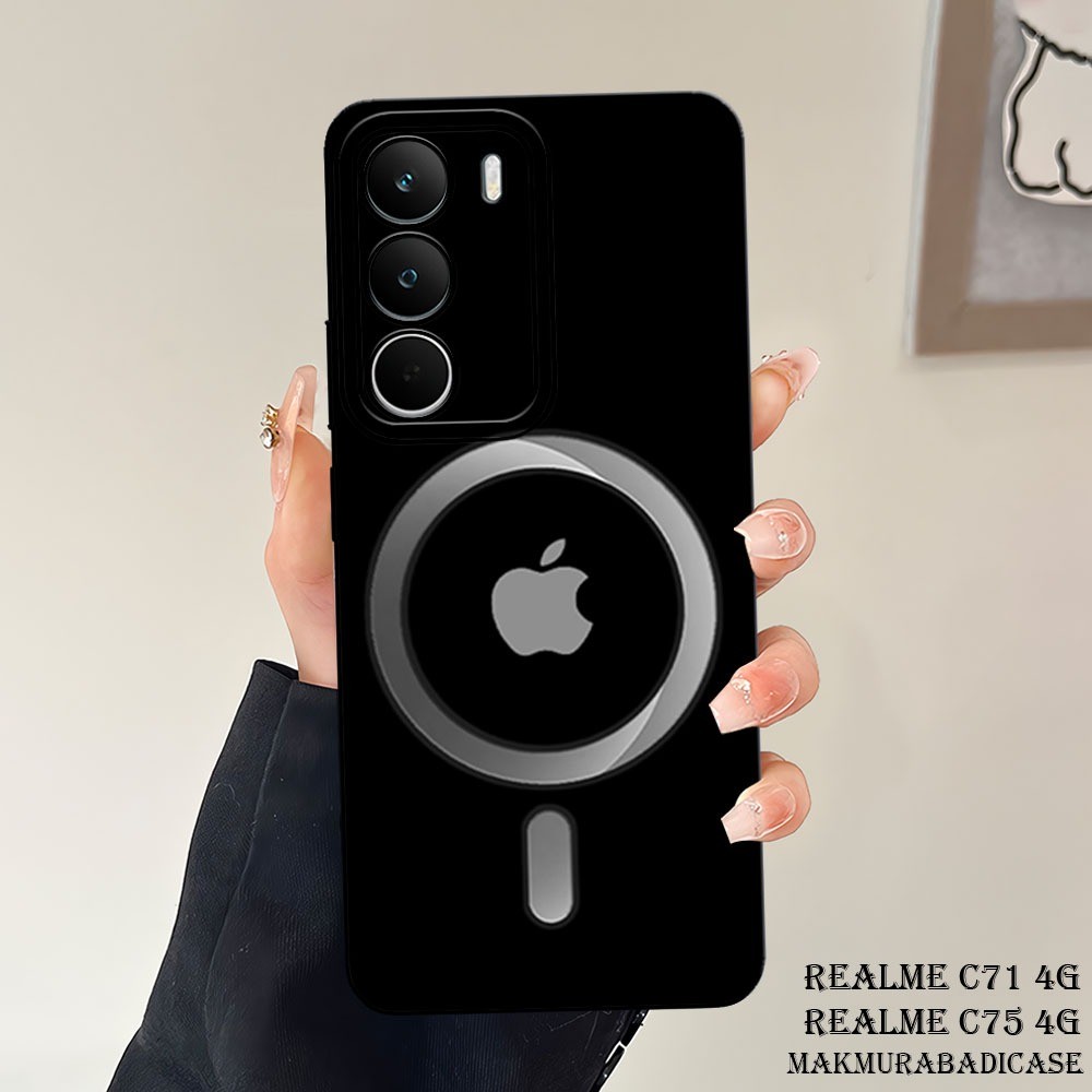 Softcase Realme C71 4G 2025 - C75 4G - C75X 4G [MA16 IPH0NE MOTIF] เคส Realme HP รุ่นล่าสุด - ซิลิโค