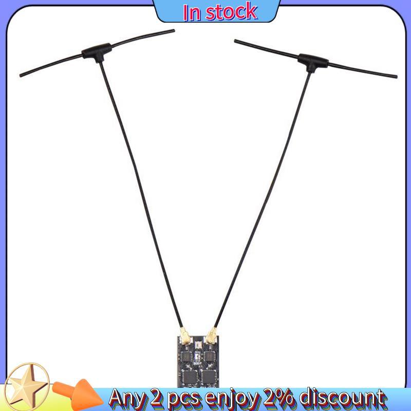 ในสต็อก-RP4-TD ELRS 2.4GHz RX True Diversity Receiver สําหรับ FPV Long Range RC Drone เครื่องบิน