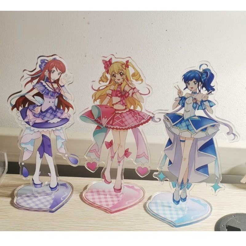 Aikatsu STARS แผ่นตกแต่งโต๊ะ Hoshimiya Ichigo Standee Kiriya Aoi คอลเลกชันเครื่องประดับ Accesorios S