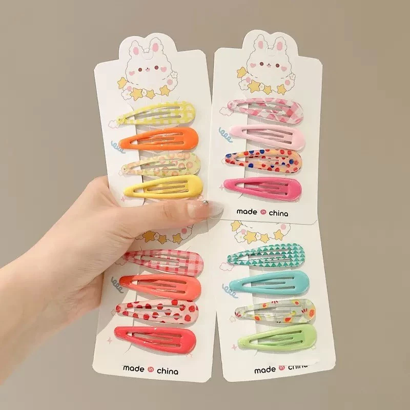 พร้อมส่ง กิ๊บติดผมเด็ก สีพาสเทล แพ็ค 4ชิ้น น่ารักสดใส ใช้งานง่าย