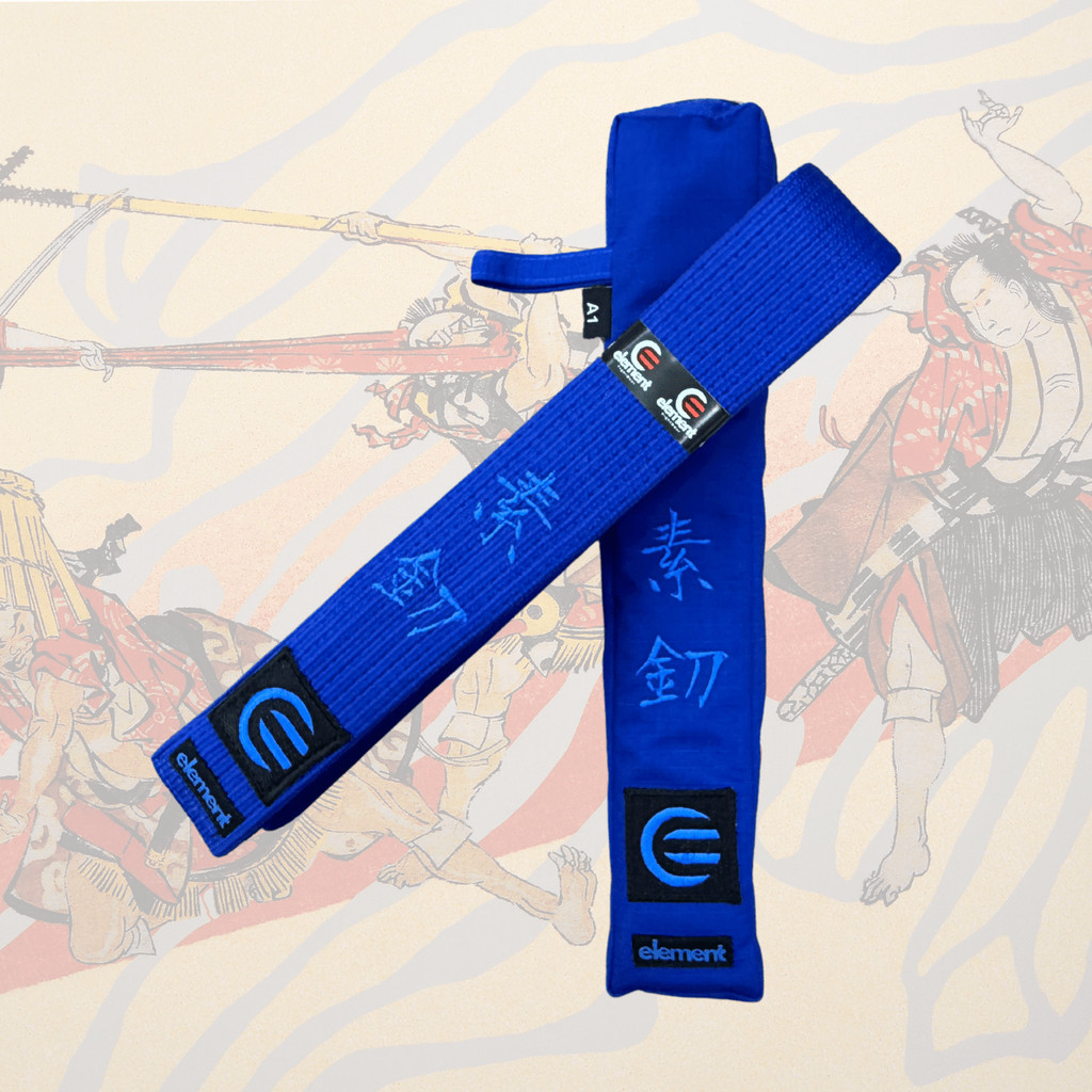 Element Katana BJJ Premium Belt Blue