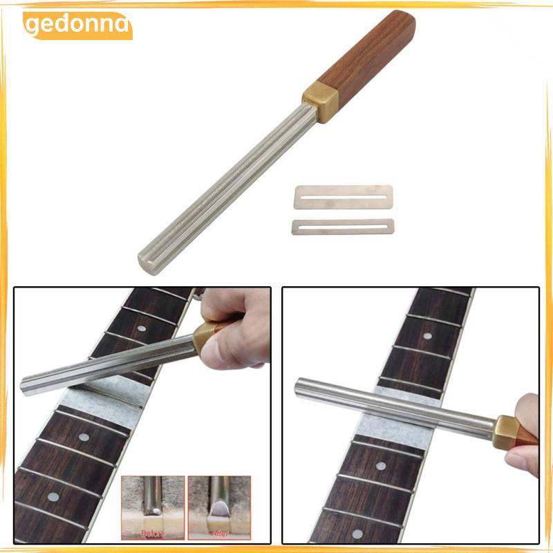 [gedonna] Guitar Fret Tool Kit แคบขนาดกลาง Ukulele Fingerboard Baroque Acoustic Stainless Fret File 