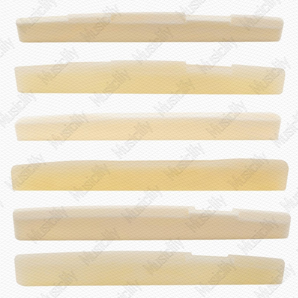 น็อตสายกีตาร์โปร่ง 6 สาย กระดูกวัว แบบชดเชย Musiclily/Taylor/Martin สำหรับกีตาร์โปร่ง อะไหล่คุณภาพสู