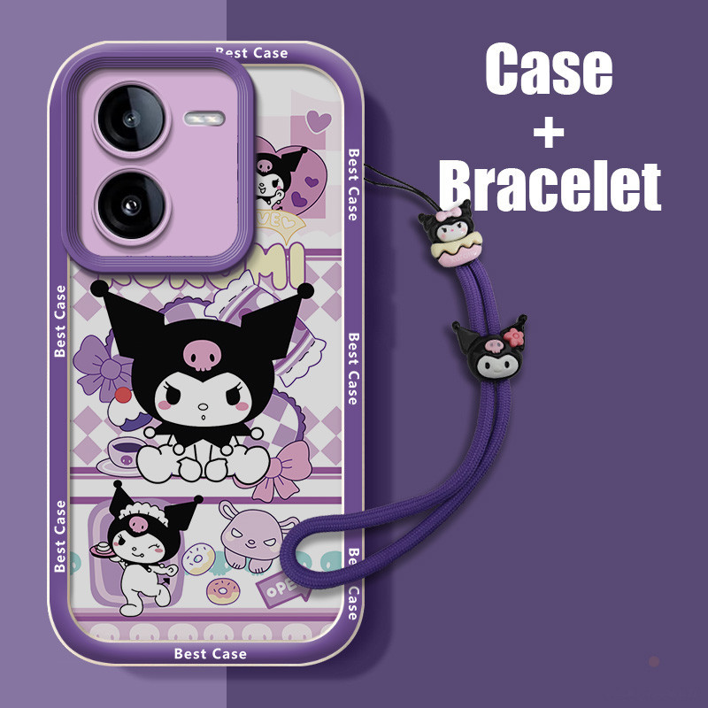 เคส IQOO Z9X 5G เคส Vivo Y37 Pro 5G ปลอกใช้งานร่วมกับ Labubu น่ารักเคสโทรศัพท์แบบนุ่ม YQ-TYDK