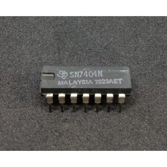 IC SN7404N 6 ช่อง 4.75-V ถึง 5.25-V อินเวอร์เตอร์ Bipolar ...ELECTRON ELECTRON
