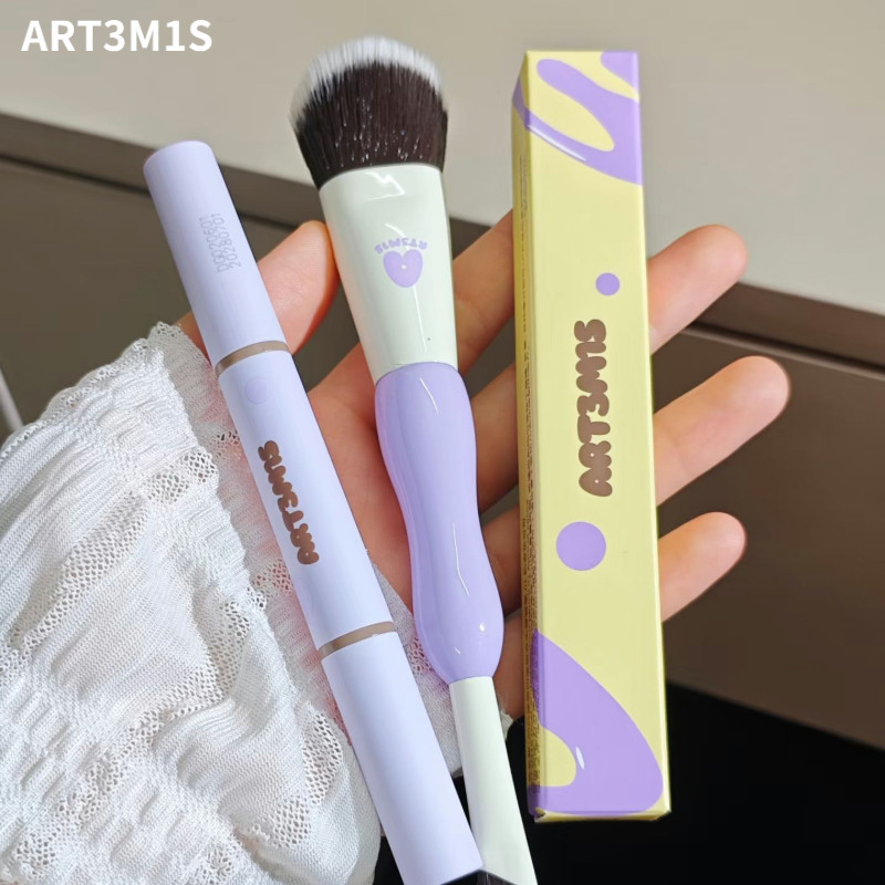 ART3M1S ปากกาแต่งหน้าแบบคอนทัวร์ แปรงแต่งหน้าสองด้าน เงา 3 มิติ แมท นู้ด แต่งหน้าธรรมชาติ ติดทนนาน น