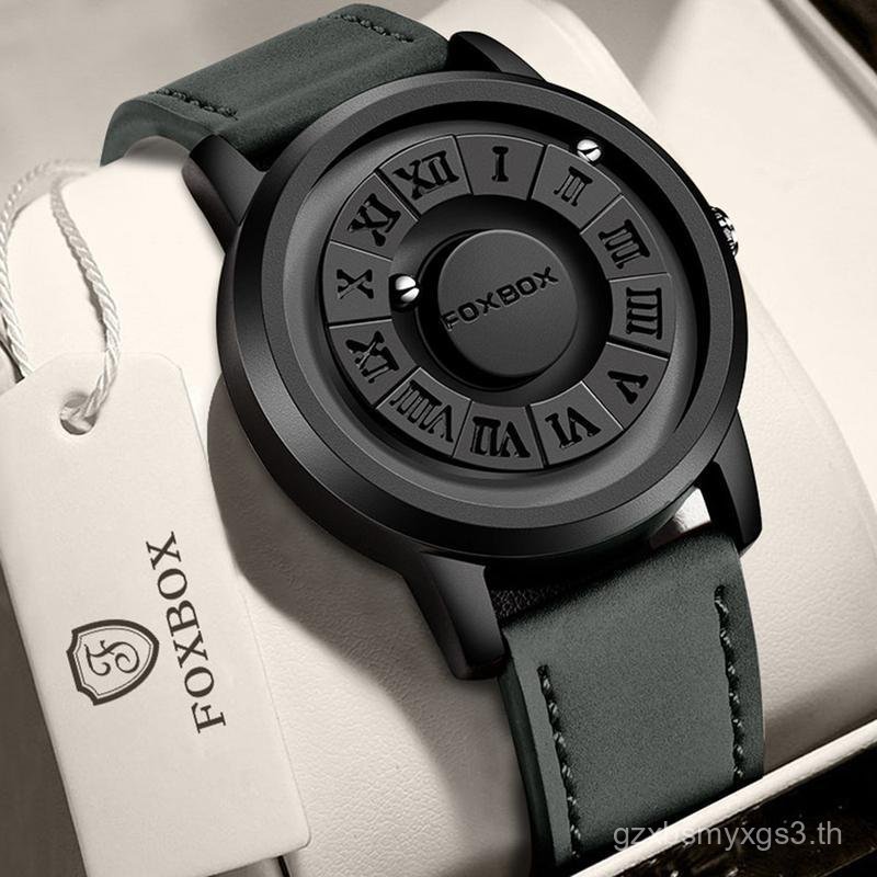 FOXBOX New Concept Fashion Watch, No Watch Pointer, No Watch Case, Double Suspended Magnetic Beads T
