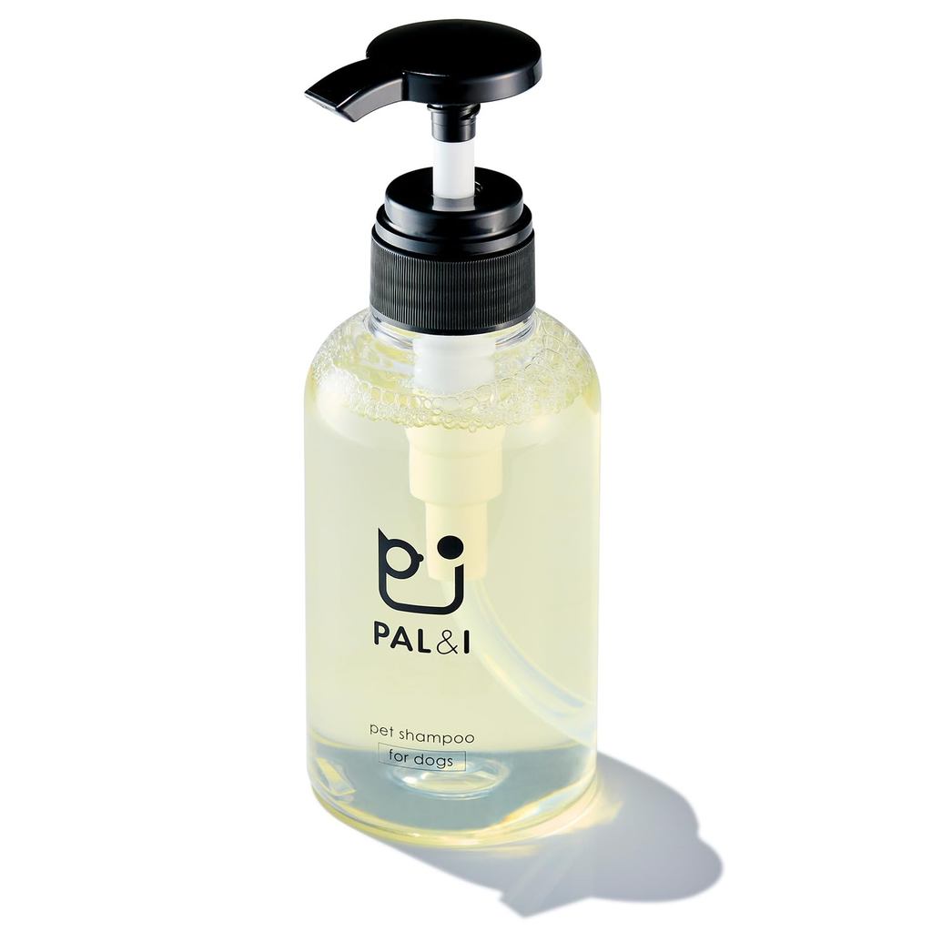 Made in Japan for peace of mind. PAL&I Dog Shampoo, Hypoallergenic, Additive-Free, Leaves Pets Fluff