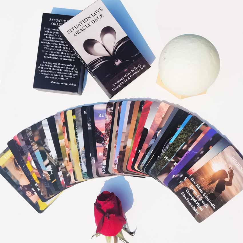 12 * 7 ซม. Situation Love Oracle Situation Love Oracle Discover เกิดขึ้นอะไรในชีวิต