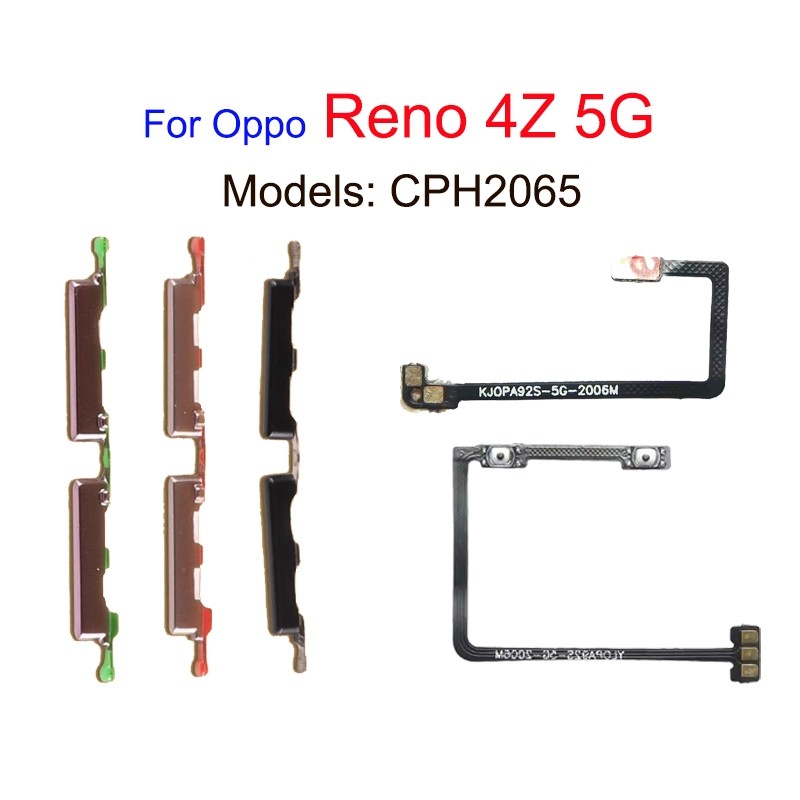 สําหรับปุ่มปรับระดับเสียง Reno 4Z 5G Flex และ Power Flex