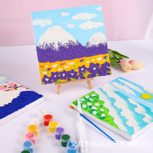 flower knows flower knows blush ทําเอง ทําด้วยมือวัสดุแพคเกจสร้างสรรค์สามมิติภาพวาดเนื้อภาพประกอบขนา