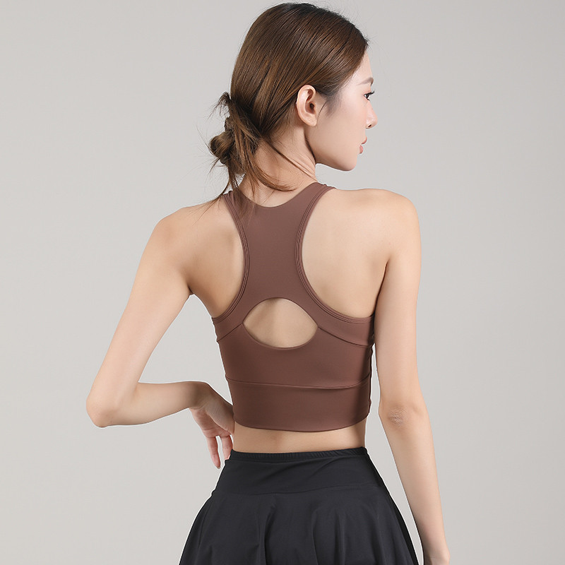 ชุดชั้นในออกกำลังกาย ซิปรอบตัว ออกแบบสำหรับโยคะและวิ่ง ระบายอากาศได้ดี ดูดซับเหงื่อ - รูปที่ 3