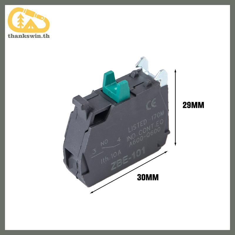 Thankswin ปุ่ม Contact Block ฐาน ZBE-101 / ZBE-102 NC สําหรับ Xb4/XB5 th