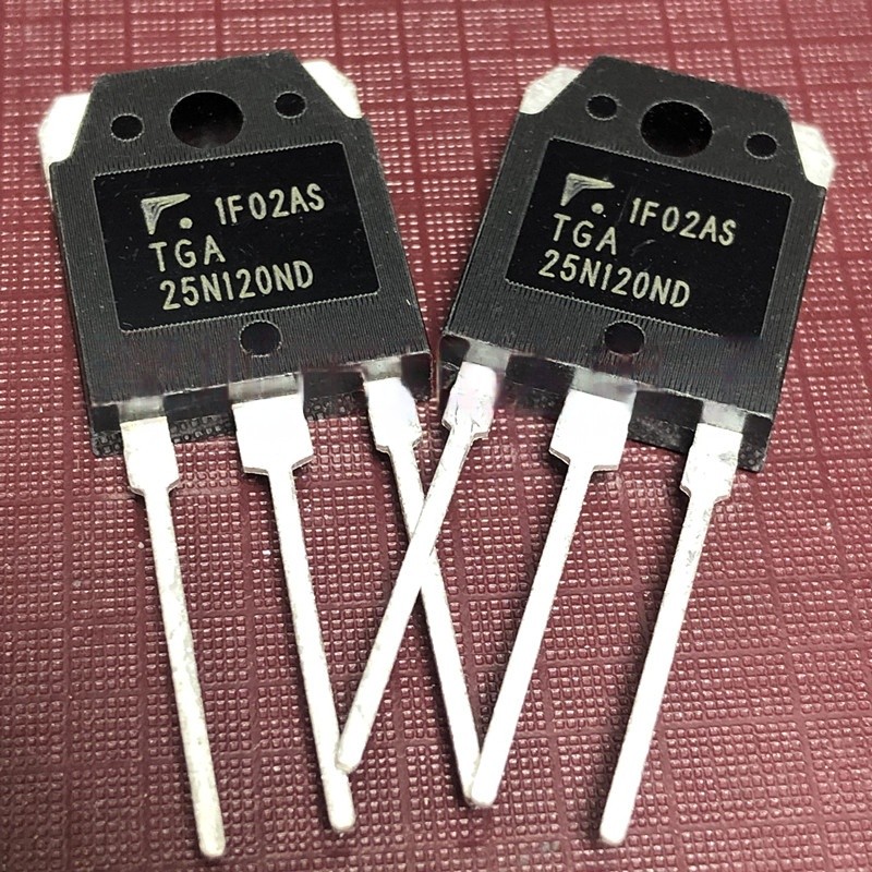 ((1 ชิ้น) ชิ้นส่วนอิเล็กทรอนิกส์ TGA25N120ND Ready Stock MOS Field Effect Tube TO-3P 1200V 25A