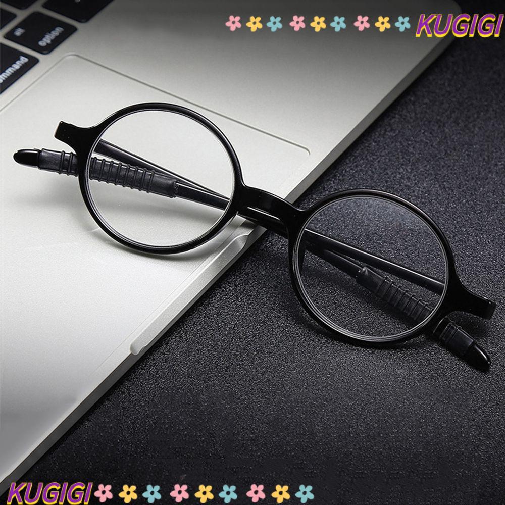 KUGIGI แว่นตา Presbyopic + 1.0 ~ + 4.0 PC กรอบกลมแว่นตา Far Sight