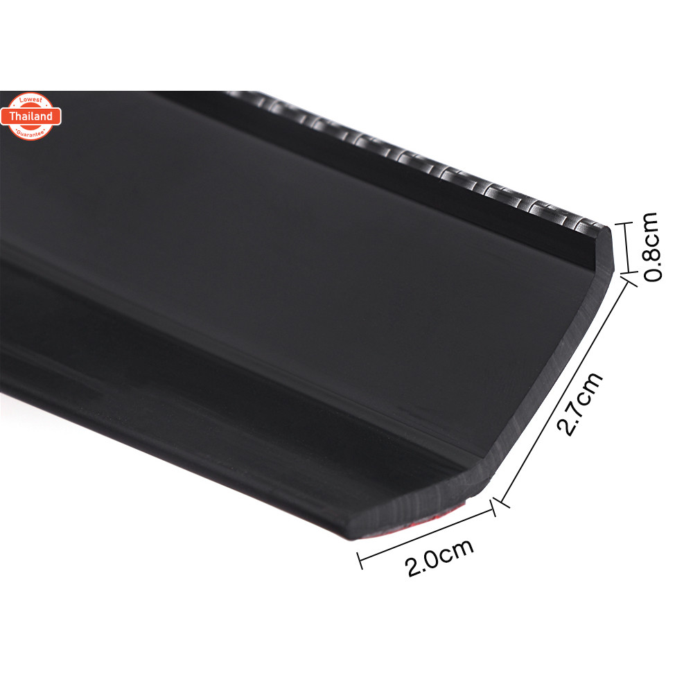 Samurai ลิ้นยาง ซามูไร กาว 3M สีดำ ยาง EPDM แท้ ความยาว 2.5 -3เมตร สำหรัรถตู้และกระะ  ติดสเกิร์ตและก