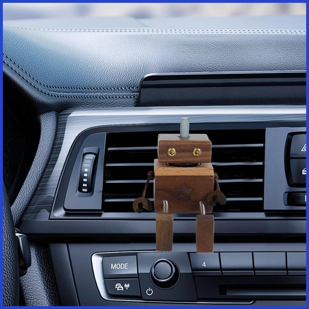 Car Air Freshener เขย่าหุ่นยนต์ Auto Air Freshener Diffuser Refresher พร้อมตกแต่งบ้านสําหรับรถยนต์ D