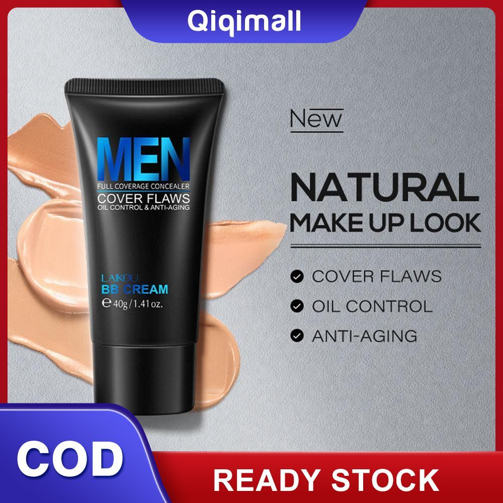 Men'S Bb Cream 40g Concealer Men'S Bb Color Makeup Cream Men'S Natural Concealer Foundation BB Cream