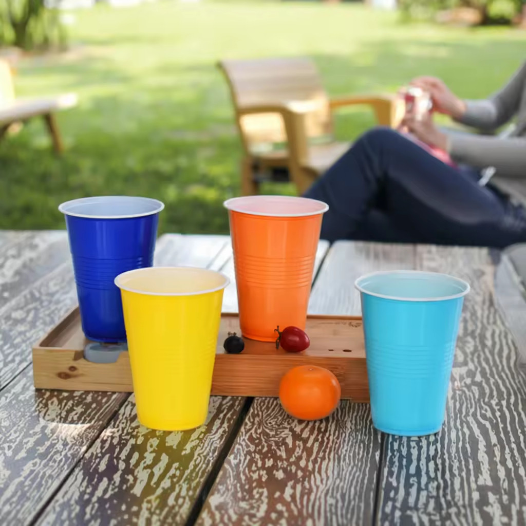 แก้วพลาสติกใช้แล้วทิ้ง สำหรับงานเลี้ยง ปาร์ตี้ 16oz #Z271-C