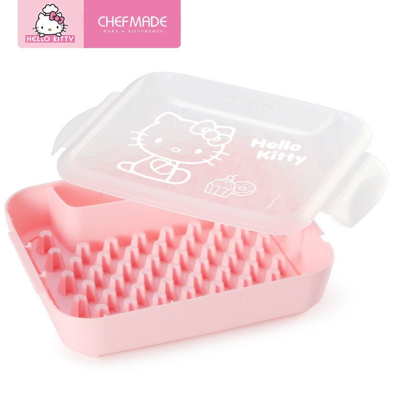 Learning Kitchen Hello Kitty Decorating Tip Storage Box Genuine Authorized Decorating Tip Storage Cr