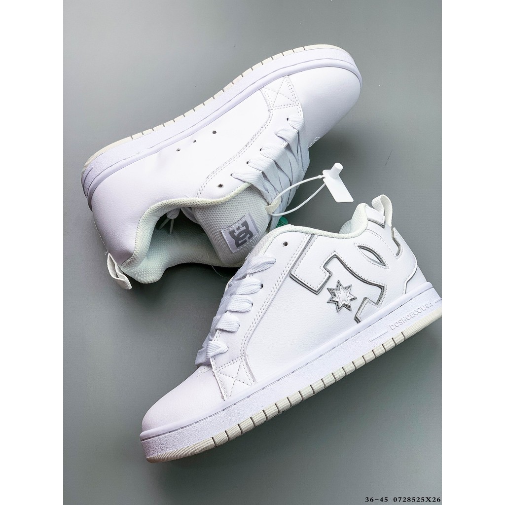 ✅DC Shoes Court Graffik รองเท้าขนมปังอินเทรนด์กันลื่นและทนทานรองเท้าบอร์ดต่ํา