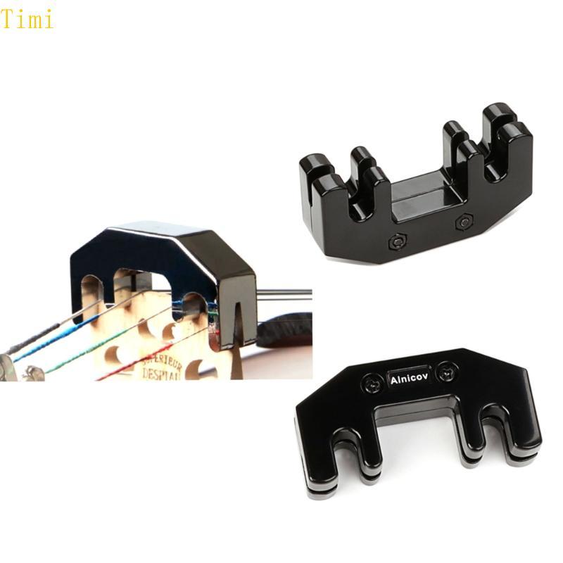 Timi เครื่องดนตรี Cello Mute ไวโอลิน Mute โลหะ Violoncello Practice Silencers