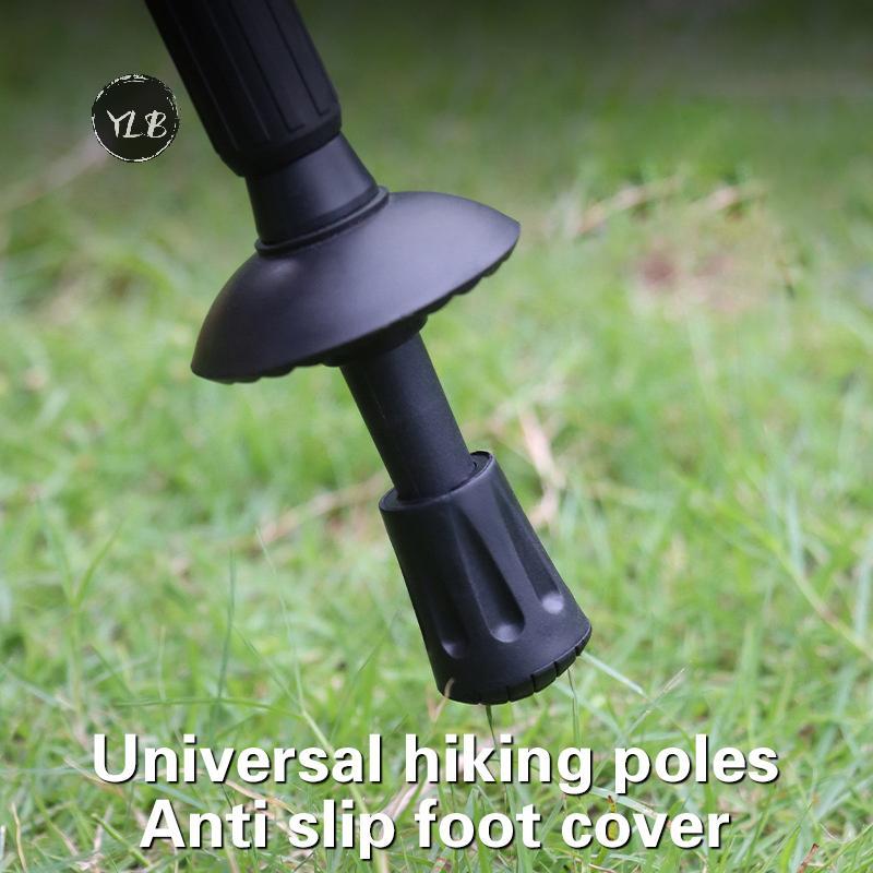 เซต Trekking Pole 6 ชิ้น สำหรับ Nordic Walking และการปีนเขา พร้อมหมวกคล้องข้อมือแบบยางใหม่