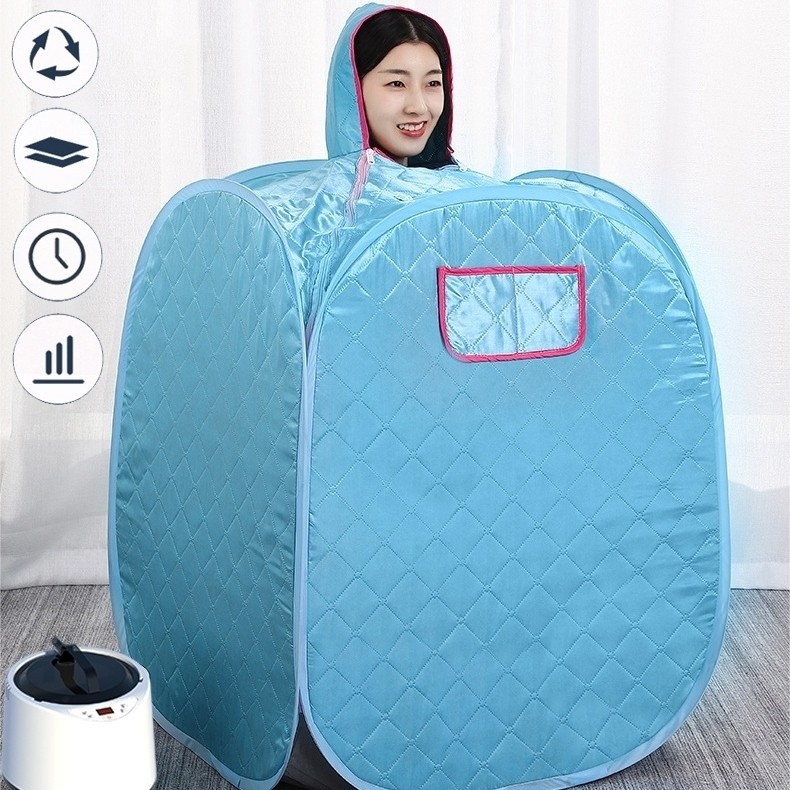 Personal Home Steam Sauna Tent Portable Steam Sauna Spa Set 2L Steamer Home Personal Spa Body Slimmi
