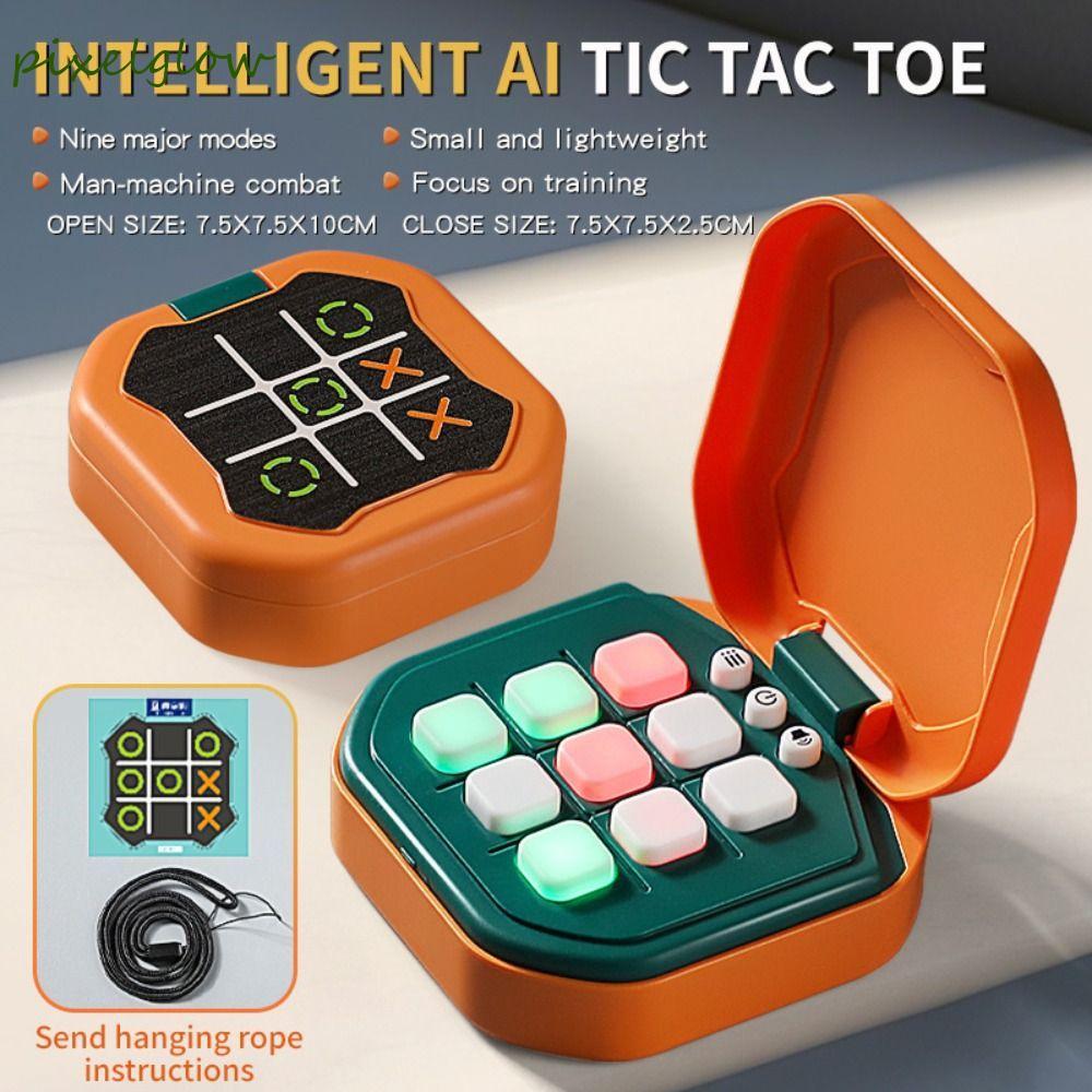 PIXELGLOW TIC-TAC-TOE เกม, Memory Training 9-in-1 Montessori Puzzle Table Game, Chess Game Mini Funn
