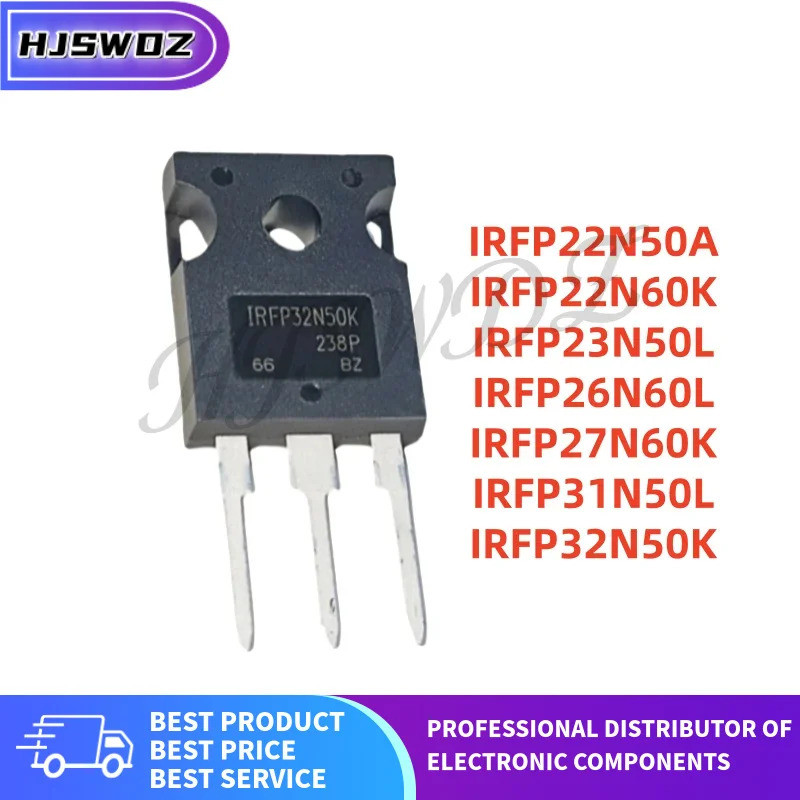 5PCS IRFP32N50K IRFP22N50 IRFP22N50A IRFP22N60K IRFP23N50L IRFP26N60L IRFP27N60K IRFP31N50L TO-247