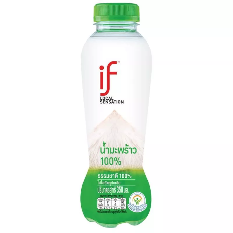 อีฟน้ำมะพร้าว100เปอร์เซ็นต์ 350มล. If Coconut Water 100Percen 350ml. [หมายเลขบาร์โค้ด 8859015707013]
