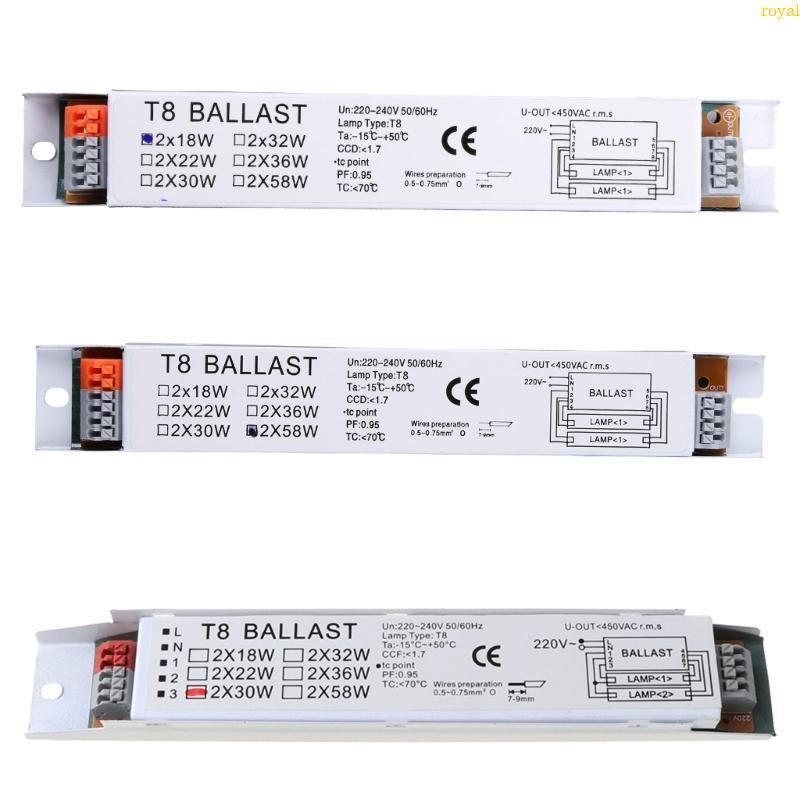 (ส่วนลดสูง)oyalking.th 18 30 58W บัลลาสต์อิเล็กทรอนิกส์ T8 Linear บัลลาสต์เรืองแสงสําหรับโฮมออฟฟิศ