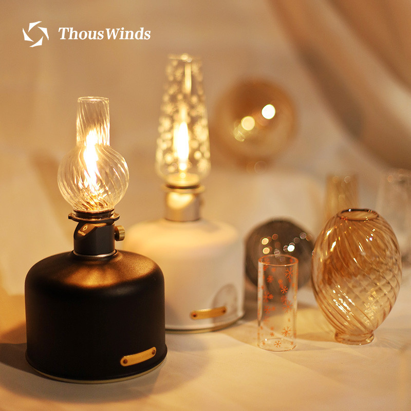 Thousand Winds Camping โคมไฟอากาศกลางแจ้ง Jeebel Camp Brothers Air Lamp โคมไฟเทียน Glass Shade