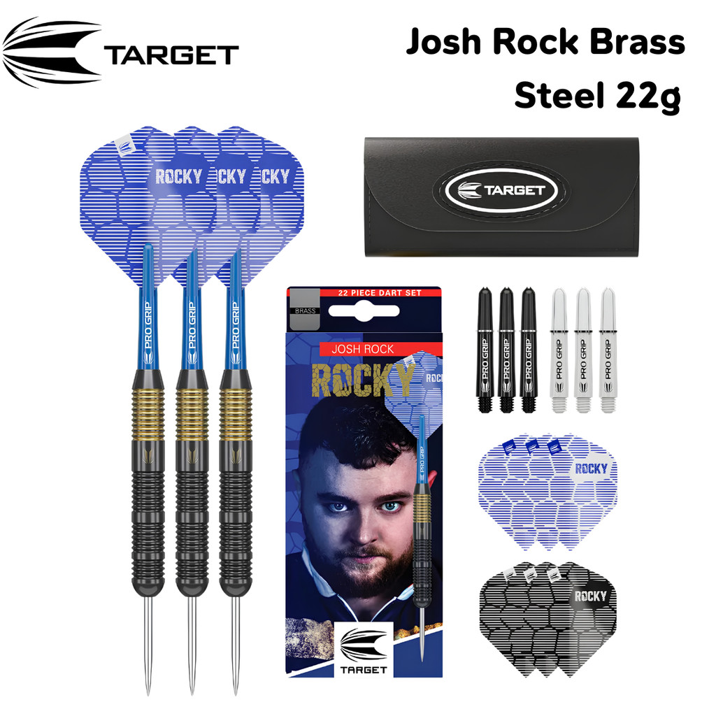 ลูกดอกปาเป้า TARGET Josh Rock Brass Steel Darts 22g
