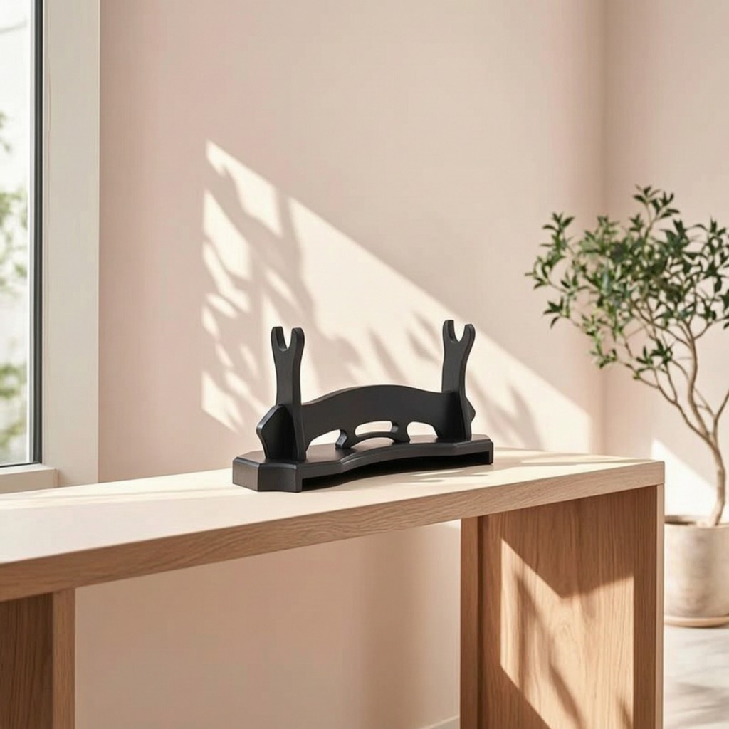 Erhu Stand Compact Flute Stand ชั้นเก็บขลุ่ย Stable Wind Instrument Organizer ยาวนานสําหรับนักดนตรี,
