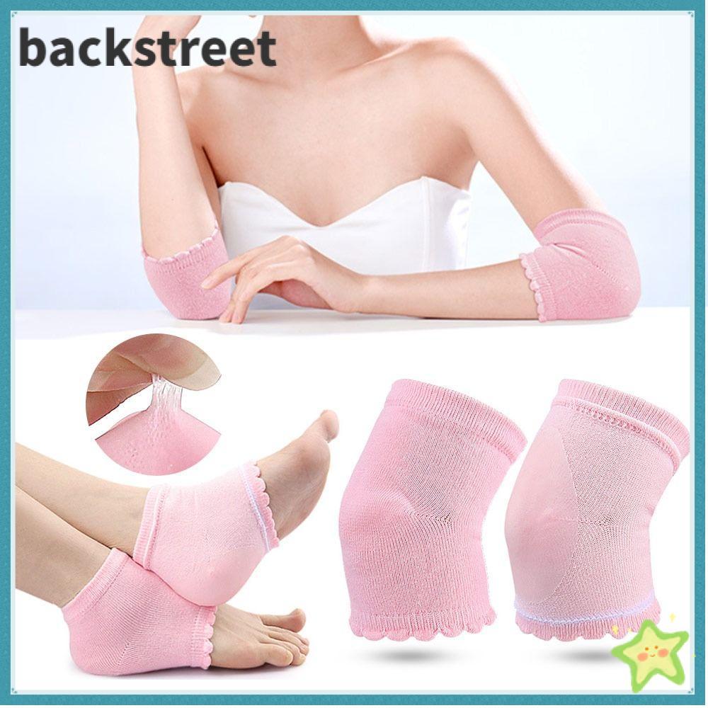 BACKSTAGEREETDV Elbow Moisturizing Sleeve, Elastic Breathable Elbow Gel Cover, Replacement Soft Skin