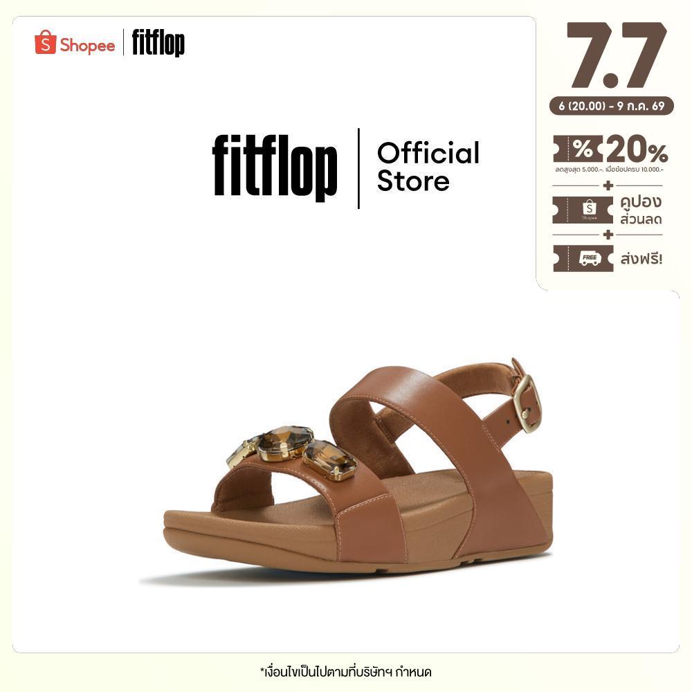 FITFLOP LULU ULTRA-JEWEL B/S SANDALS รองเท้าแตะแบบรัดส้นผู้หญิง รุ่น A5B-C15 สี DEEP TAN
