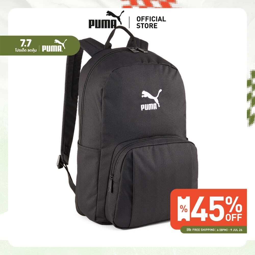 PUMA Prime/Select กระเป๋าเป้สะพายหลัง Classics Archive สีดำ - 09056801