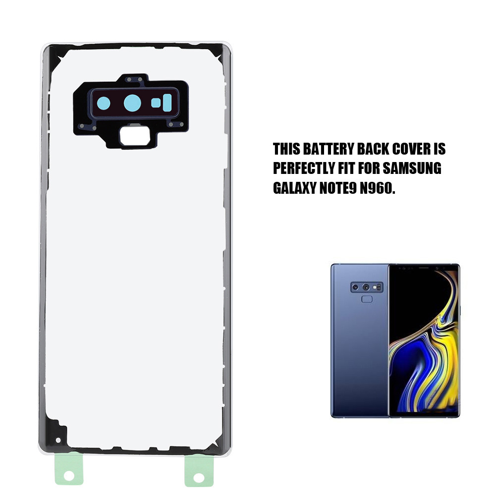 Shopp สําหรับ Note9 N960 เปลี่ยนฝาหลังแบตเตอรี่โปร่งใสพร้อมเครื่องมือ