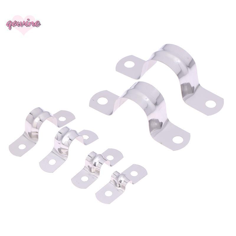 [qowine] สแตนเลส U-Shaped Tube Clamp อานโลหะ Tube Clamp U Conduit Braet สําหรับการใช้งานสําหรับงานหน