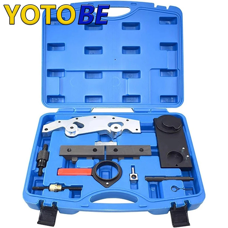 เครื่องมือจับเวลา Double Vanos เครื่องยนต์ Camshaft Alignment Timing Locking Kit สําหรับ BMW M52 M52
